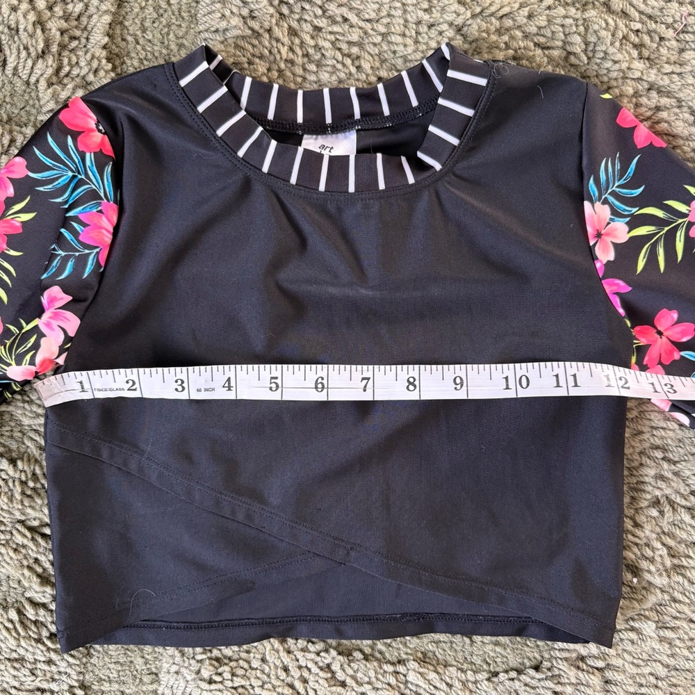 Girls Tropical Rash Guard Set - Picture 5 of 7